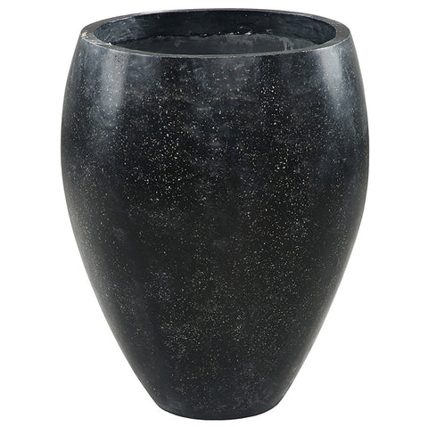 Lumi Antique Black Finish Pot