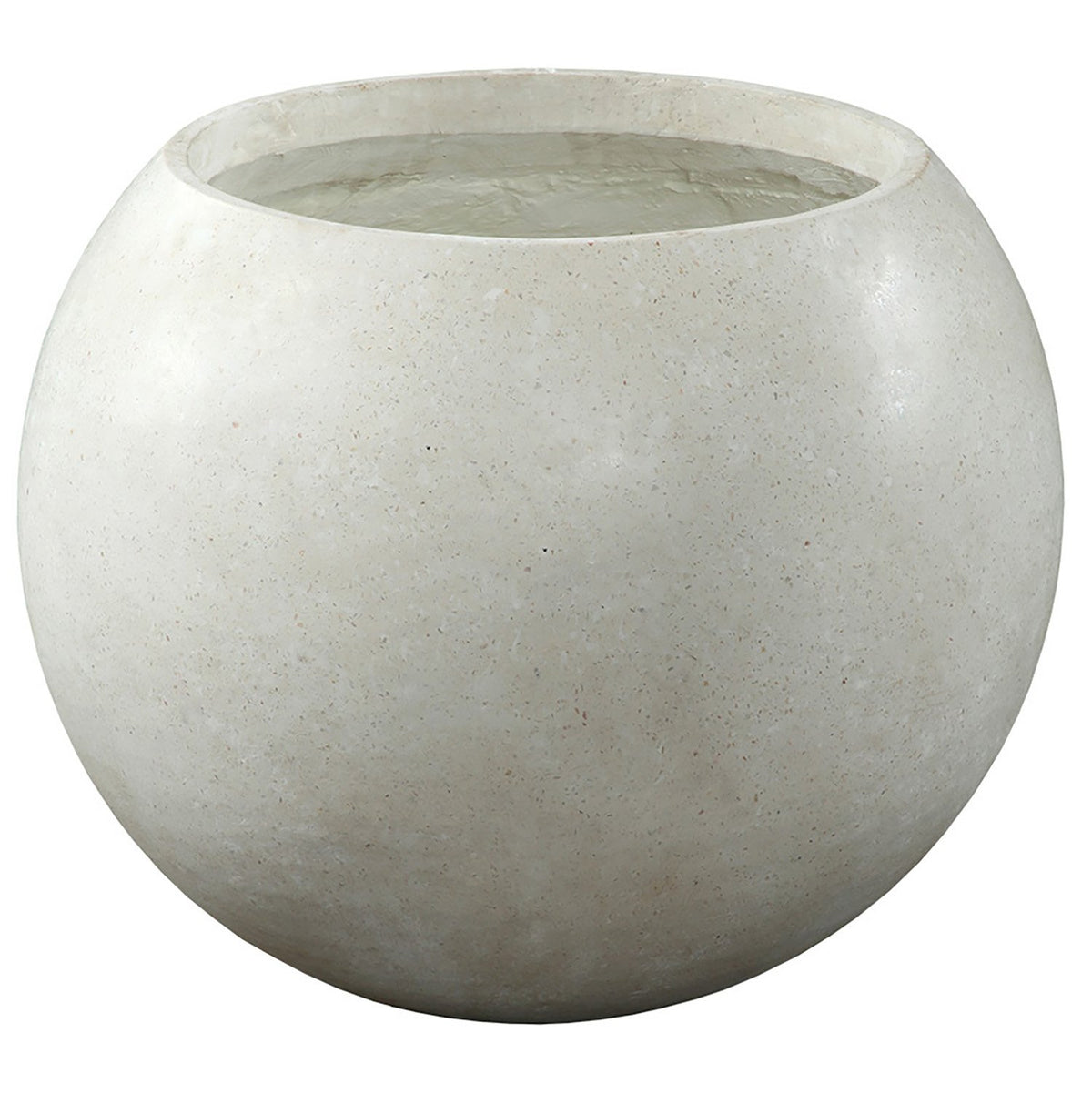 Alan Natural White Finish Pot