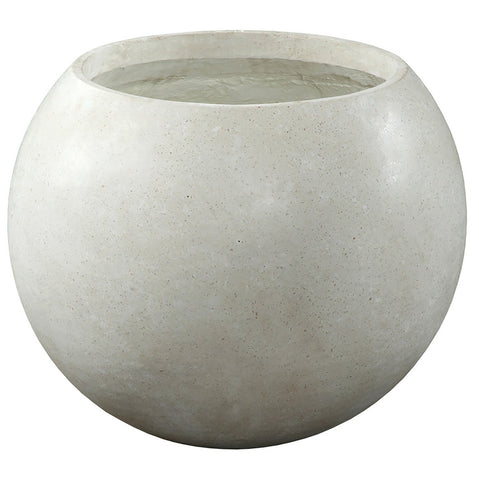 Alan Natural White Finish Pot