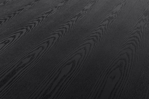 Modrest Kenda Modern Black Ash & Stainless Steel Dining Table Model VGVCT2355-BLK