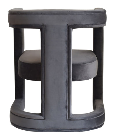 Modrest Kendra Dark Grey Fabric Accent Chair Model VGRHRHS-AC-231-DKGRY-CH