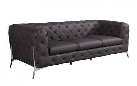 970 DivanItalia Brown Sofa – Top Grain Italian LeatherModel:  970-BROWN-S