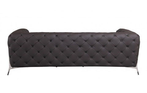 970 DivanItalia Brown Sofa – Top Grain Italian LeatherModel:  970-BROWN-S