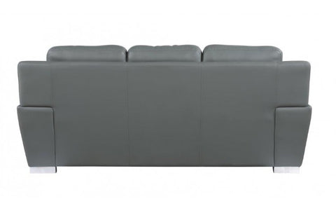 4572 Gray Genuine Leather SofaModel:  4572-GRAY-S