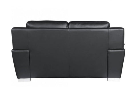 4572 Black Genuine Leather LoveseatModel:  4572-BLACK-L