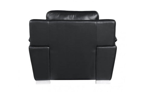 4572 Black Genuine Leather ChairModel:  4572-BLACK-CH
