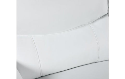 4572 White Genuine Leather ChairModel:  4572-WHITE-CH