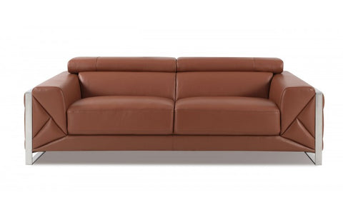 903 DivanItalia Camel Sofa – Top Grain Italian LeatherModel:  903-CAMEL-S