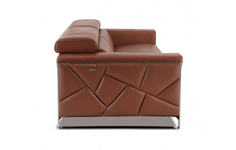 903 DivanItalia Camel Sofa – Top Grain Italian LeatherModel:  903-CAMEL-S