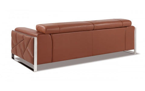 903 DivanItalia Camel Sofa – Top Grain Italian LeatherModel:  903-CAMEL-S