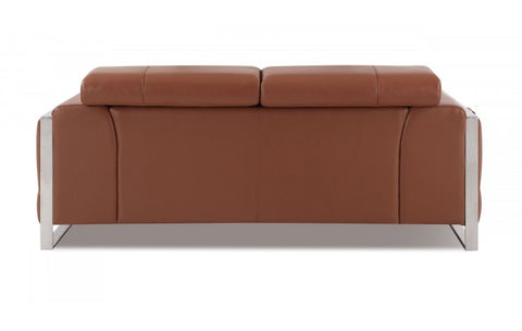 903 DivanItalia Camel Sofa and Loveseat Set – Top Grain Italian LeatherModel:  903-CAMEL-2PC