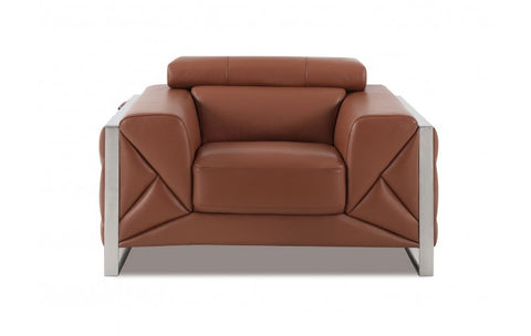 903 DivanItalia Camel Sofa Set – Top Grain Italian LeatherModel:  903-CAMEL