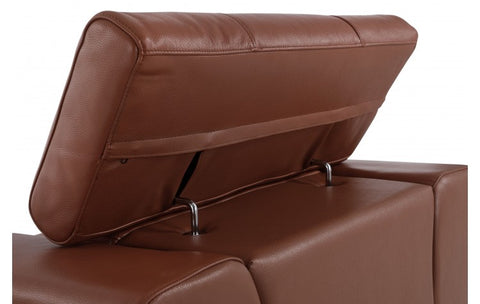 903 DivanItalia Camel Sofa – Top Grain Italian LeatherModel:  903-CAMEL-S