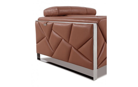 903 DivanItalia Camel Sofa – Top Grain Italian LeatherModel:  903-CAMEL-S