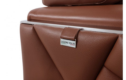 903 DivanItalia Camel Sofa – Top Grain Italian LeatherModel:  903-CAMEL-S