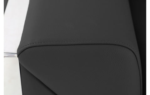 903 DivanItalia Dark Gray Chair – Top Grain Italian LeatherModel:  903-DARK_GRAY-CH