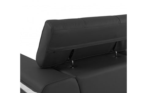 903 DivanItalia Dark Gray Sofa – Top Grain Italian LeatherModel:  903-DARK_GRAY-S