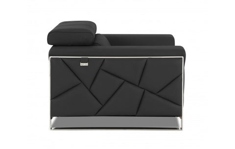 903 DivanItalia Dark Gray Sofa – Top Grain Italian LeatherModel:  903-DARK_GRAY-S