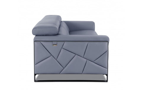 903 DivanItalia Light Blue Sofa – Top Grain Italian LeatherModel:  903-LIGHT_BLUE-S
