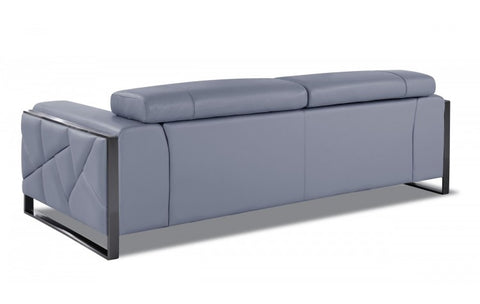 903 DivanItalia Light Blue Sofa – Top Grain Italian LeatherModel:  903-LIGHT_BLUE-S
