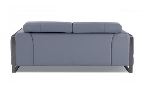 903 DivanItalia Light Blue Sofa and Loveseat Set – Top Grain Italian LeatherModel:  903-LIGHT_BLUE-2PC