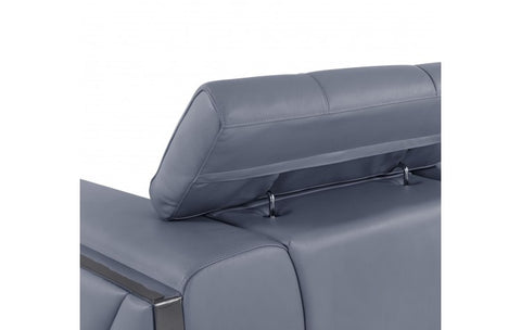 903 DivanItalia Light Blue Sofa – Top Grain Italian LeatherModel:  903-LIGHT_BLUE-S