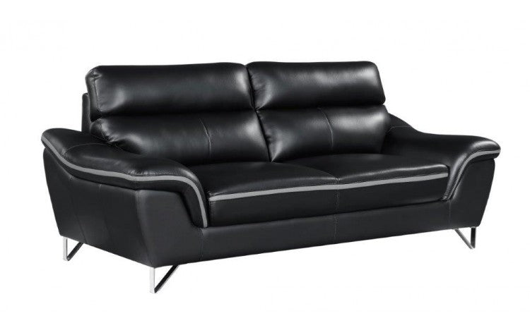 168 - Black SofaModel:  168-BLACK-S