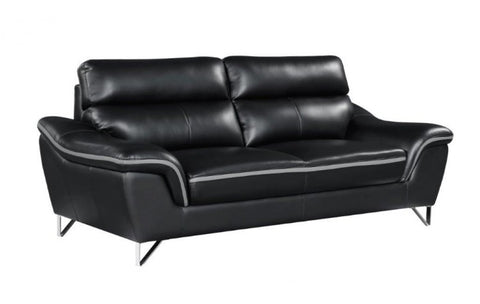 168 - Black SofaModel:  168-BLACK-S