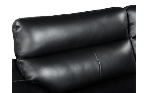 168 - Black Sofa LoveModel:  168-BLACK-2PC