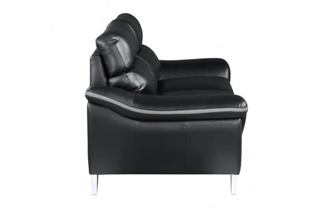 168 - Black SofaModel:  168-BLACK-S