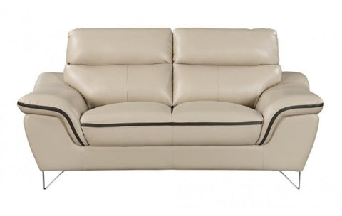 168 - Beige LoveseatModel:  168-BEIGE-L