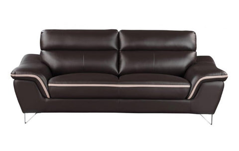 168 - Brown SofaModel:  168-BROWN-S