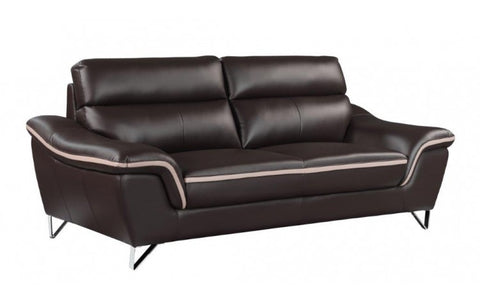 168 - Brown SofaModel:  168-BROWN-S