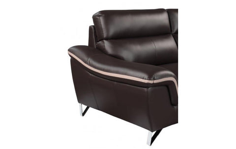 168 - Brown LoveseatModel:  168-BROWN-L