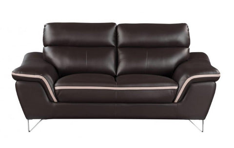 168 - Brown LoveseatModel:  168-BROWN-L