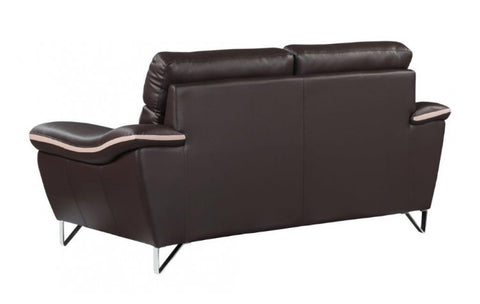 168 - Brown LoveseatModel:  168-BROWN-L