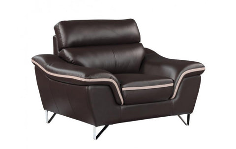 168 - Brown ChairModel:  168-BROWN-CH