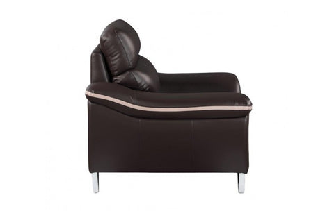 168 - Brown ChairModel:  168-BROWN-CH