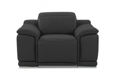 9762 DivanItalia Dark Gray Power Reclining Chair – Top Grain Italian LeatherModel:  9762-DARK_GRAY-CH