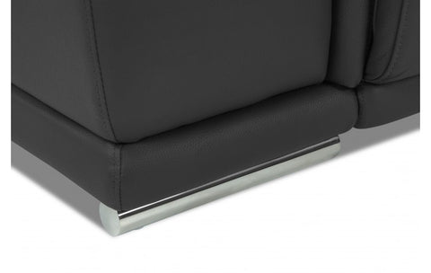 903 DivanItalia Dark Gray Sofa and Loveseat Set – Top Grain Italian LeatherModel:  903-DARK_GRAY-2PC