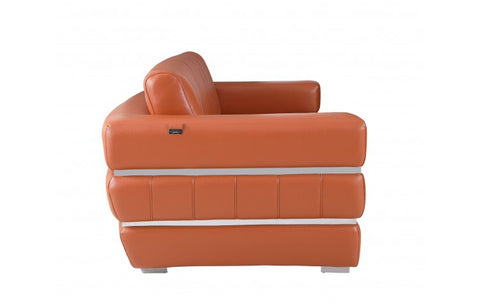 904 DivanItalia Camel Sofa – Top Grain Italian LeatherModel:  904-CAMEL-S