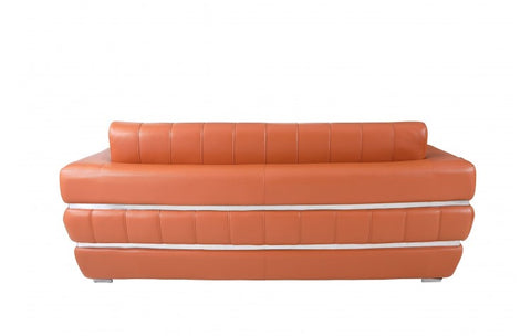 904 DivanItalia Camel Sofa – Top Grain Italian LeatherModel:  904-CAMEL-S