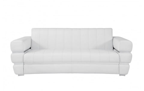 904 DivanItalia White Sofa – Top Grain Italian LeatherModel:  904-WHITE-S