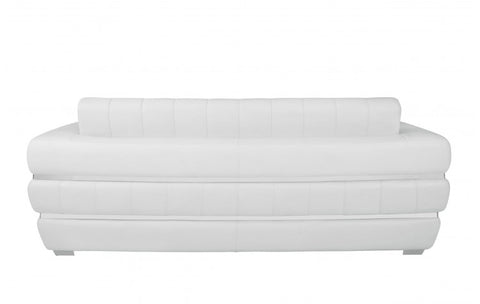 904 DivanItalia White Sofa – Top Grain Italian LeatherModel:  904-WHITE-S