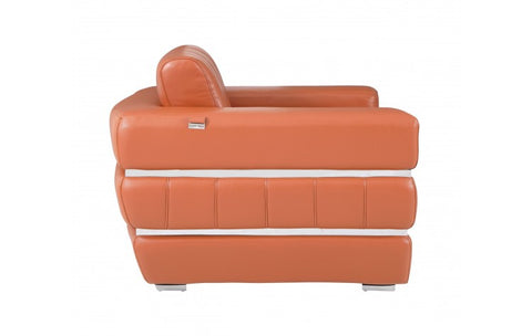 904 DivanItalia Camel Chair – Top Grain Italian LeatherModel:  904-CAMEL-CH