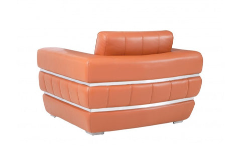 904 DivanItalia Camel Chair – Top Grain Italian LeatherModel:  904-CAMEL-CH