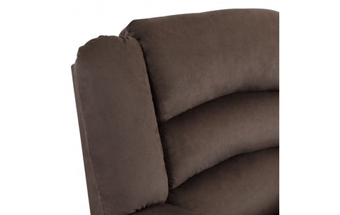 9824 Brown Microfiber Fabric Reclining SofaModel:  9824-BROWN-S