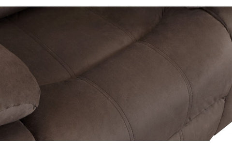9824 Brown Microfiber Fabric Reclining SofaModel:  9824-BROWN-S