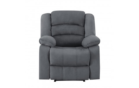 9824 Gray Microfiber Fabric Reclining ChairModel:  9824-GRAY-CH