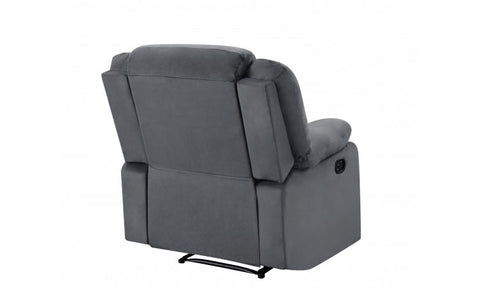 9824 Gray Microfiber Fabric Reclining ChairModel:  9824-GRAY-CH